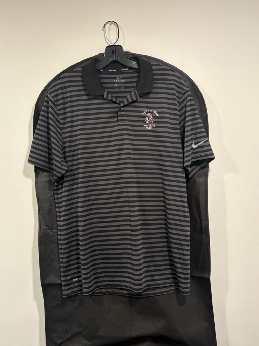 Nike Golf Dri-FIT horizontal stripe performance polo shirt